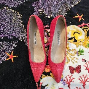 Manolo Blahnik Rare Aligator Heels